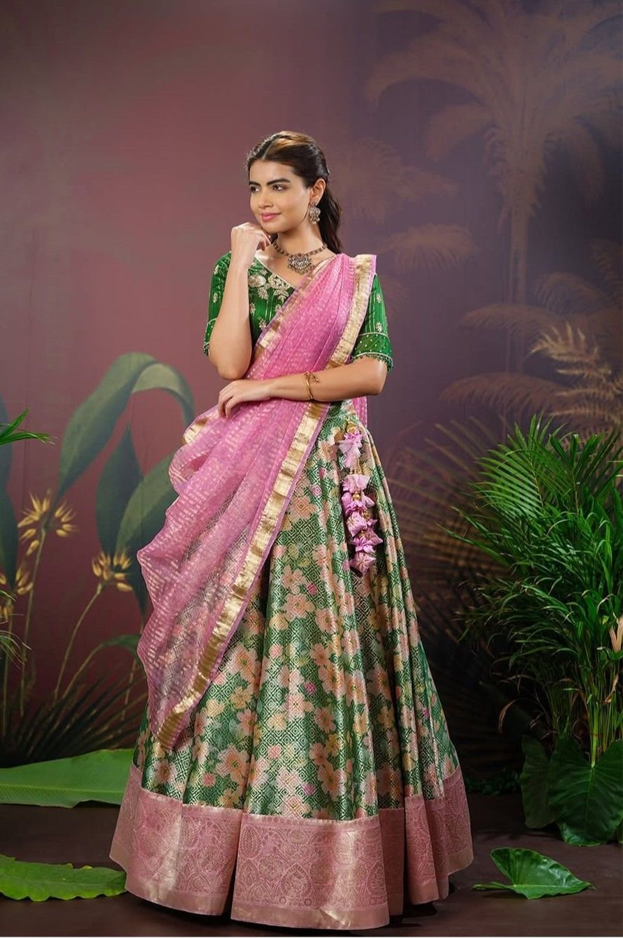 Contemporary Half Saree